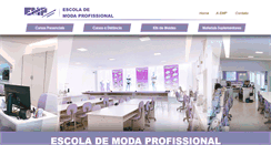 Desktop Screenshot of escolademoda.com.br